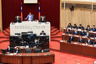 第四屆第一次議會定期大會開幕 陳其邁：施政不分黨派　府會合作　促成廠商投資高雄1